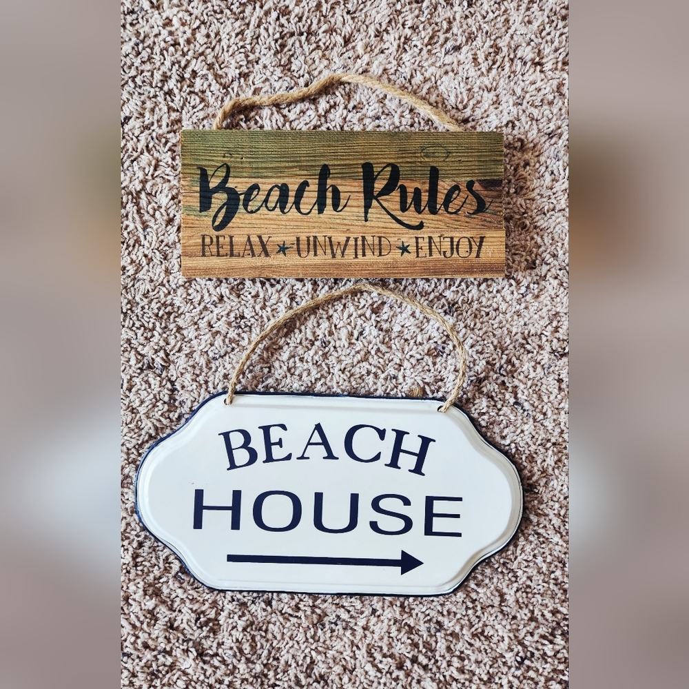 Beach House Wall Decor Set